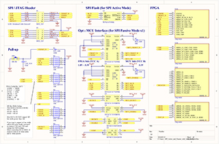 Trion FPGA Configuration SPI Active and Passive with Level Shift