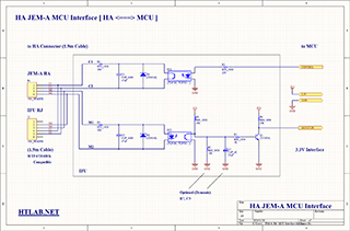 JEM-A HA MCU Interface Schematic