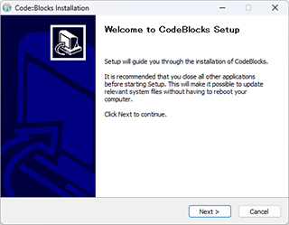 Code::Blocks Windows CLI Tutorial Install 001