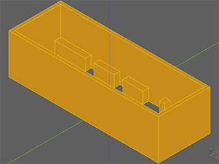 CadQuery Example SFP Cage Case 001